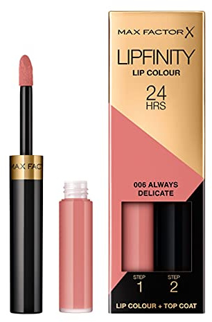 Max Factor Infinity Lipstick, 6 Always Delicate
