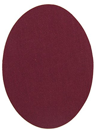 6 Aufbügelflicken Patches Farbe Kardinalrot – Kinder Kleidung reparieren: Hosen, Pullover, Jacken, 10,5 x 8 cm