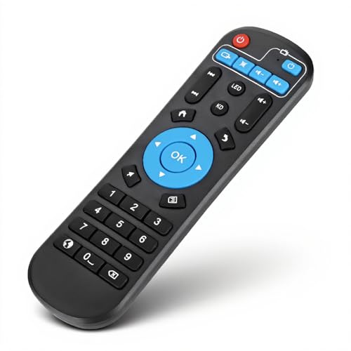 ASHATA Ersatz TV Box Fernbedienung,Hochwertig Replacement Set Top Box STB Fernbedienung Remote Control für T95Z Plus T95U Pro T95V Pro Q Plus QBOX