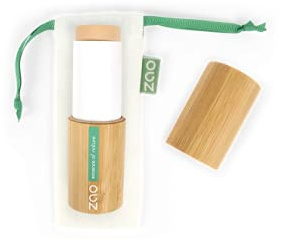 Vegan Foundation Make Up, Concealer & Contouring Stick 3in1 ZAO Bio 10 g – Vegane Schminke mit Sheabutter, Jojobaöl & Carnaubawachs - Nr. 773 Sand Beige