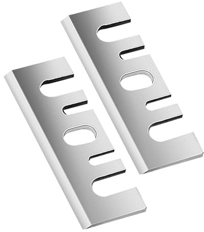 Uadme Lame Rabot 82mm, 2 Pcs Lames de Rabot Electrique, Couteau pour Raboteuse, Lame de Rechange de Rabot à Main, Remplacement pour P20ST, P20SF, P20SB, P20A, FP20A