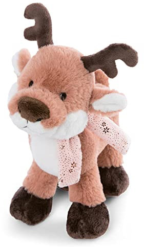 NICI Kuscheltier Rentier Jonte 34 cm stehend I Plüschtier Rentier für Jungen, Mädchen & Babys I Flauschiges Stofftier zum Kuscheln, Spielen & Schlafen – 48318