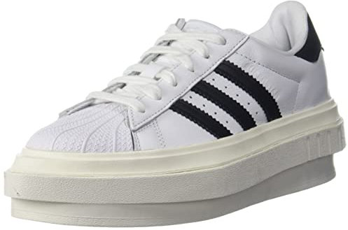 adidas Originals Beyonce Superstar Donne Trainers Sneakers (UK 5.5 US 7 EU 38 2/3, White Black White FY7730)