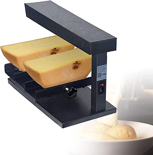 GZYHDC Raclette Cheese Melter, Electric Cheese Melter Rapid Heating, Adjustable Raclette Grill Machine to Cover Potatoes, Burger or Pasta