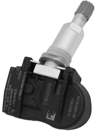 Ollanoos TPMS Reifendrucksensor 36106881890 36106856209 433Mhz Reifendruckkontrollsystem Ersatz für BMW 1 2 3 4 X5 X6 F20 F21 F30 F31 Ersatz für BMW Mini