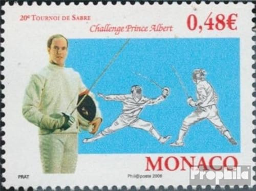 Prophila Collection Monaco 2804 (kompl.Ausg.) postfrisch ** MNH 2006 Fechtturnier (Briefmarken für Sammler) Kampfsport (Boxen/Fechten/Ringen/Karate …)
