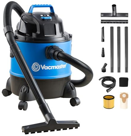 Vacmaster VQ1220PF 03 Aspiratori liquidi-solidi,bidone aspiratutto professionale,per casa cucina moquette auto giardino 1250W 20L