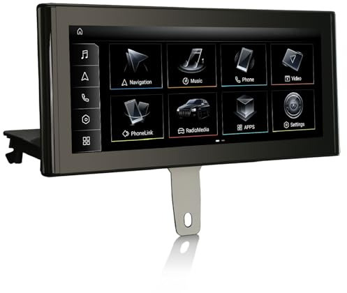 GONFEN 8-Núcleos Android 14 Radio de coche GPS Navegación para Audi Q3 2013-2016 Estéreo Soporte CarPlay Android Auto 10,25 Pulgadas IPS Pantalla táctil 4GB+64GB Dab+ USB WiFi DSP Bluetooth MMI CANBus