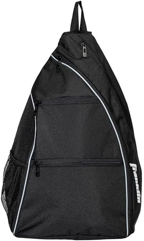Franklin Sports Pro tennisracketväska – Pro racket sling ryggsäck för tennis + padelutrustning – rymmer (2) tennis- eller paddelracketar + tillbehör – herr + tennisväska för kvinnor