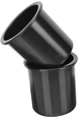 VALICLUD Portavasos De Acero Inoxidable para Sofá y Barco 2 Unidades Diámetro Exterior 108mm Diámetro Interior 90mm Altura 105mm Soporte para Bebidas Empotrado Adecuado para Cine y Automóviles