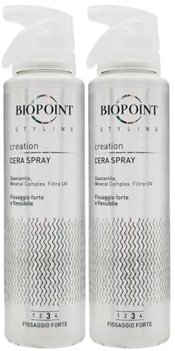 CERA SPRAY Creation Modellante, Fissaggio Forte e Flessibile. Speciale Formulazione Con Mineral Complex Che Dona Sostegno Prolungato, Arricchito Con Diamantite e Filtro UV 150ml (2 Spray)