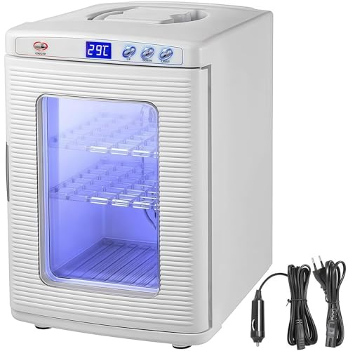 Incubatrice per rettili per uova da cova, incubatrice digitale da laboratorio, raffreddamento e riscaldamento 10-60°C, doppia potenza portatile per casa e veicolo