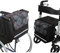 SENIORI Rollator/Rollstuhl Tasche Rollatortasche Rollstuhltasche Universal (1. Kreise)