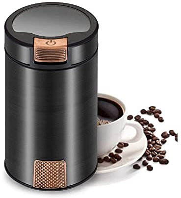 SMSOM Coffee Grinder, Stainless Steel Adjustable Burr Mill with Grind Settings, Electric Coffee Grinder for Drip, Percolator, French Press and Turkish Coffee Makers