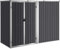 vidaXL Capanno per Attrezzi Antracite 225x89x161 cm Acciaio Zincato