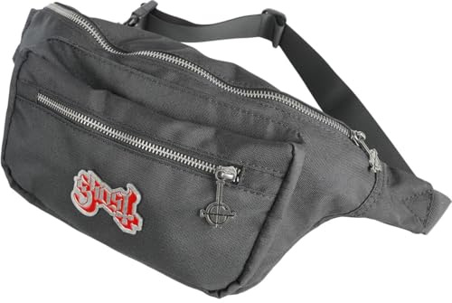Ghost Logo Unisex Gürteltasche schwarz 100% Polyester Band-Merch, Bands, Festival, Geschenke