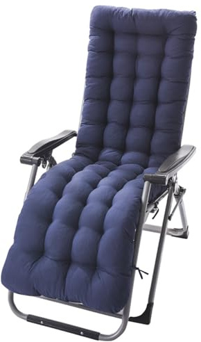 uyeoco Cojín para Tumbona para Tumbonas de Jardín, Cojín Grueso para Silla para Interior y Exterior, Jardín Patio Playa Respaldo Alto(#7,155x48x8cm)