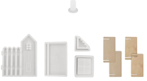 Moldes de silicona para decoración del hogar de resina epoxi, arcilla, suculentas, maceta, moldes de silicona para manualidades