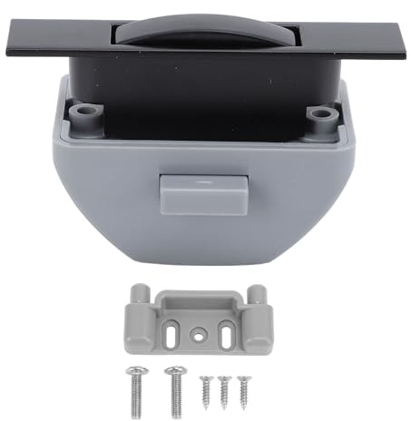 Schlüsselloses RV Schrankschloss, Druckknopfriegel aus Zinklegierung lange Stangenform Schranktürverschluss für Wohnmobil Yachten, Wohnmobile, Wohnwagen, Schrankschubladen (Schwarz)