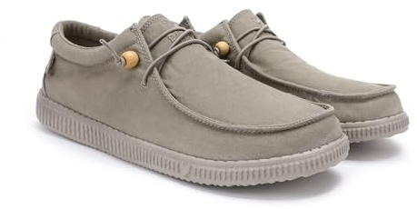 WALK IN PITAS | WP150 WALLABI Washed | Mocassini Uomo | Scarpe da Barca | Sportive Uomo | Sneakers Casual | Scarpa da Vela | Calzatura Senza Lacci | Scarpe Walkinpitas | Tortola 41