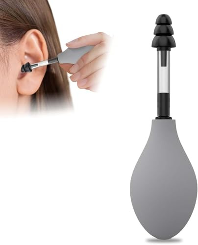 ‌Otizen Pompetta Acufeni – Dispositivo Portatile per Combattere Acufene e Fischi alle Orecchie, Riduttore di Pressione Auricolare per Udito Chiaro, Sollievo dal Ronzio e Tensione (Grigio, 1PCS)