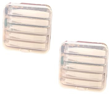 VALICLUD Safe Plastic Lens Tweezers for Contact Lenses White Lens Inserter Clips Wear Tool Accessories