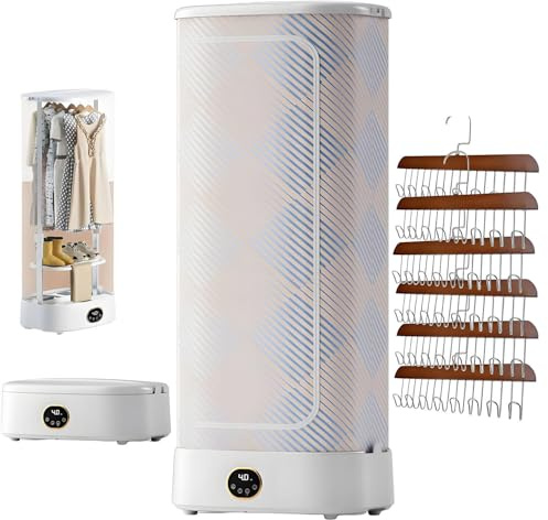 COAKUE Plancha de Vapor Vertical automática, tendedero Plegable inalámbrico, vaporizador eléctrico para Ropa y Telas - Elimina Arrugas rápidamente