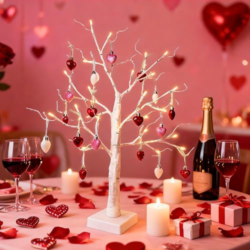 HipTree 20ct 1.18 Inch Mini Christmas Tree Ornaments Decorations