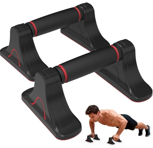Fitarc Liegestützgriffe, Rutschfeste Push Up Bars mit Schaumstoffgriffen, Liegestützständer für Männer und Frauen, Home Gym Fitnessgerät für Krafttraining