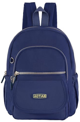 AOTIAN Nylon Lightweight Sturdy Little Casual Backpack 7 L Deep Blue