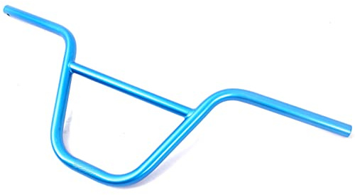 KHE BMX Lenker 9 Zoll blau Klemmung geriffelt nur 812g Breite 720mm