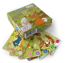 Mistizzle - Le Mistigri jeu de cartes familial + Puzzle | Découvrir les fables de La Fontaine en s'amusant | A partir de 4 ans | Apprendre en s'amusant