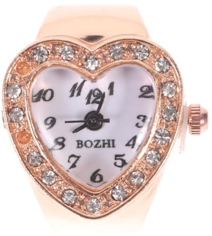 UKCOCO Mini Ring Watch 0.98In Diameter Modern Finger Watch for Students Stylish Durable Timepiece Comfortable Fit