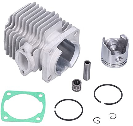 Aramox Kit Pistone Cilindro per Mini Moto Gruppo Cuscinetti e Guarnizioni (for ATV Quad Pocket Bike Minimoto) Cylinder Head Gasket Kit, Piston Pin Seal Rings Set Replacement, 2 Stroke Engine Fit for