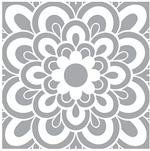 Patio Tile Reusable Stencils for 30cm, 45cm and 60cm Garden slabs, Walls, Floors & Furniture Maisie Design (30CM X 30CM)