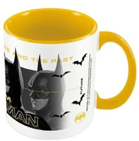 Pyramid International The Flash Mug (Yellow I'm Batman) Tasse à café en céramique de 325 ml pour femme, homme, enfant – Produit officiel