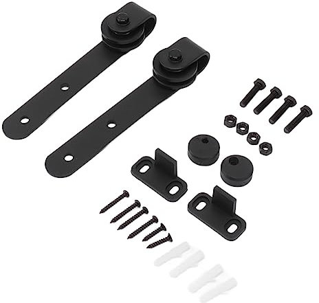 Kit de Quincaillerie pour Porte de Grange, Rail de Porte de Grange, Kit de Quincaillerie pour Porte Coulissante