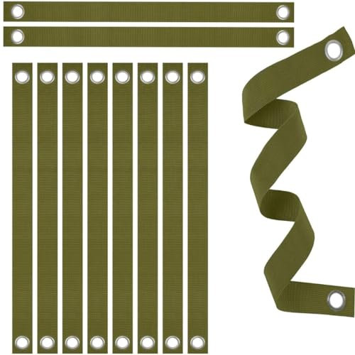 HOUSON Kit de 10 piquets arbre, sangles de soutien arbre, ceintures d'arbre pour fixation