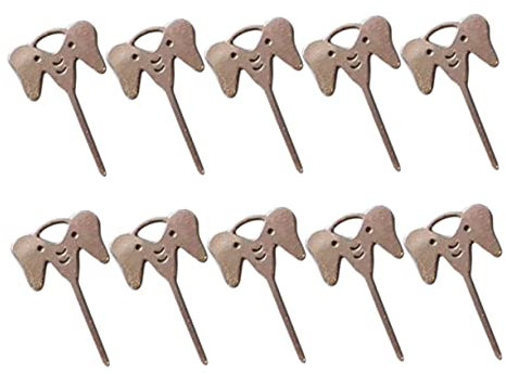 UPKOCH 10pezzi Pin di Rimozione Sim Inossidabile per Smartphone Estrattori Vassoio Sim Leggeri e Resistenti Compatibili con Vari Dispositivi