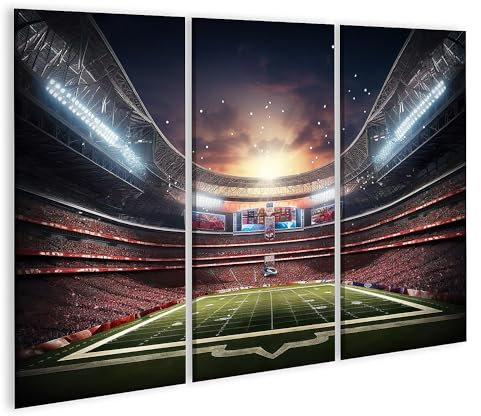 islandburner Prime Bild auf Leinwand Super Bowl Grafikplakat American Football Stadion Sportveranstaltung B Bilder Wandbilder Poster