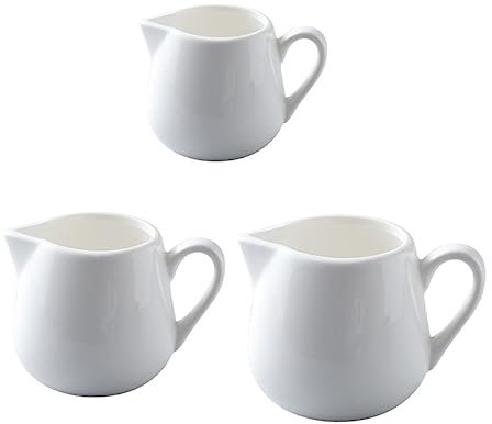 MILISTEN 3St Milchkännchen aus Keramik Marmeladenbehälter aus Keramik Saucenbehälter Kaffeekonzentrat Espresso Kaffee Milchkannen Aufbewahrungsbehälter Haushalt Container