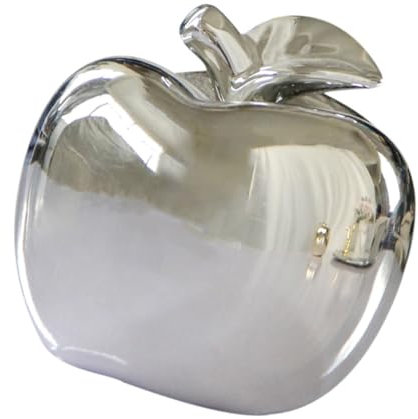 GARVALON 1pc Chic Ceramic Ornament for Christmas Decoration Plated Nordic Style Home for Festive Parties and Desktop Display Unique Idea