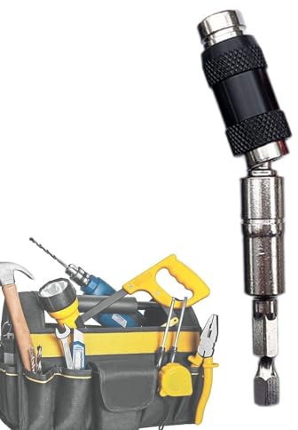 Flexible Bohrerverlängerungen, Schaftwechselwerkzeug für Verlängerungsstangen,Zubehör für Mehrwinkelschraubendreher - Werkzeug mit 1/4-Zoll-Wechselschaft, selbstsichernd, für Heimwerker im Automobilbe