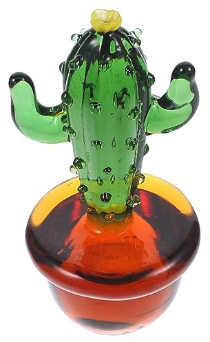 Garneck Ornamento Vegetale in Miniatura Decorazione Di Cactus in Statuetta Di Cactus Realistica Per L'arredamento Del Soggiorno