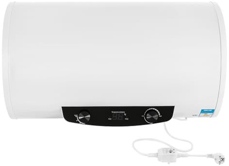 Elektrische Durchlauferhitzer 2000W Wassererhitzer Warmwasserspeicher Boiler 70L Mit Wasserhahn Und Handbrause Temperatureinstellbar,Für Küche, Hotel, Salon, Badezimmer