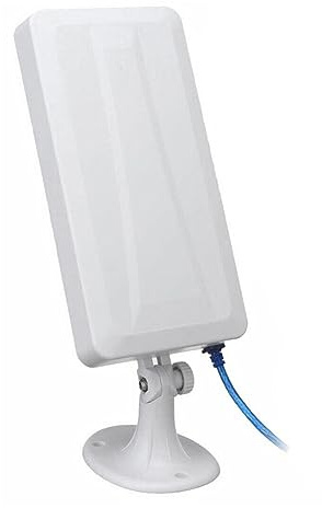 Sctecoau Extensor WiFi de Alcance de 150Mbps Repetidor de Enrutador InaláMbrico para Exteriores Antena WLAN para Booster 5M