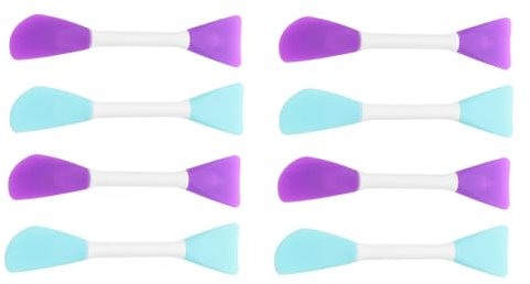 DIYEAH Screen Printing Squeegee Portable Paint Spatula 8Pcs Color Mixing Scrapers for Oil Painting Supplies Art Painting Tools with Ergonomic Handle for Artists Home Studio Use