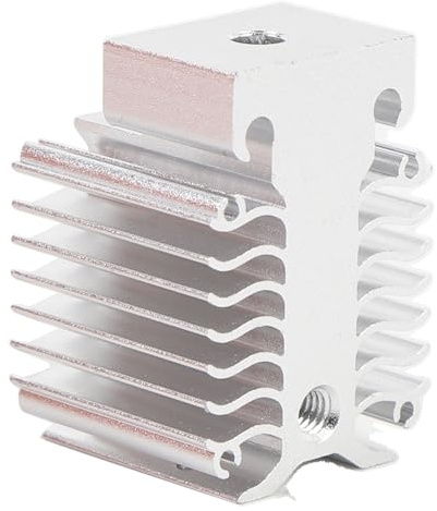 3D Printer Heat Dissipation Block, Aluminum Alloy 3D Printing Heatsink Radiator for Ender-3 V3 KE V3 SE Extruder Heat Sink, 3D Printing Accessories