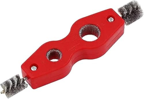 Neilsen CT2803 Wire Brush Pipe Cleaner - Heavy-Duty Steel Bristles for 1/2 and 3/4 Internal and External Pipes