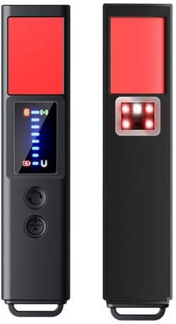 Detector de Dispositivos Ocultos, Detector de Camaras y Microfonos Ocultos, Detectores de Cámara Oculta y Dispositivo Oculto con Escáner RF, GPS y Detector de Errores para Hoteles, Hogar y Oficina